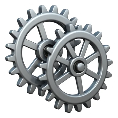 Pignon de mécanique et couronne w porte satellite w planétaire  sticker