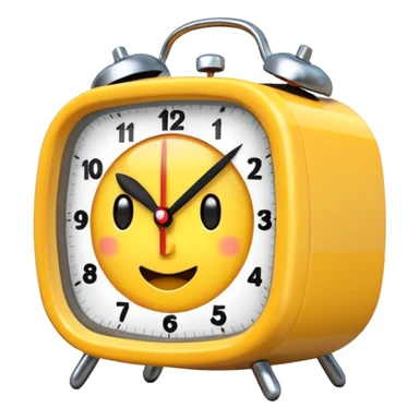 digital alarm clock set to 11 AM sticker