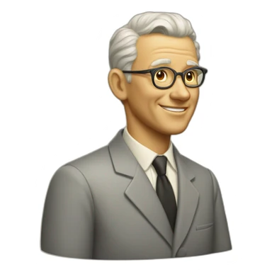 1950 class man sticker