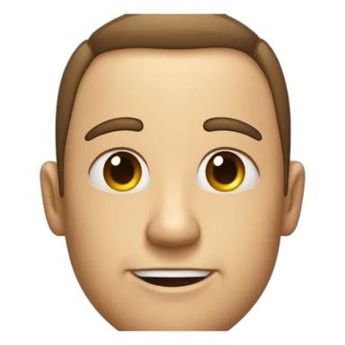 A man that on his shirt say the person above me is gay sticker