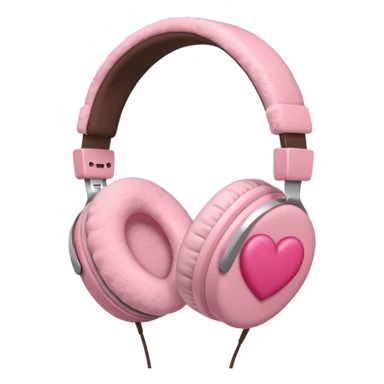 coquette emoji headphones only no girl sticker
