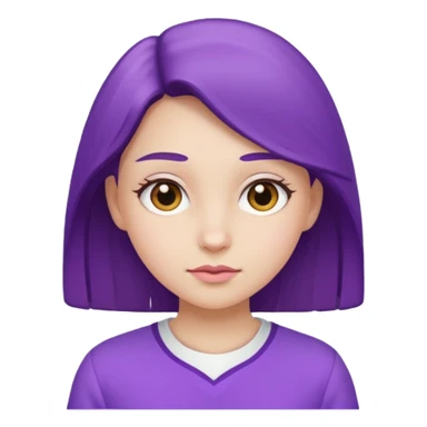 -18 branco e roxo sticker