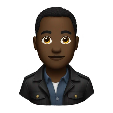 black noir from the boys tv show sticker