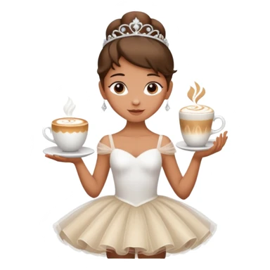 Ballerina cuppicuno sticker