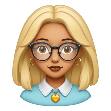 doja cat wear glasses sticker