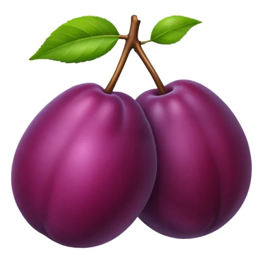 Plum sticker
