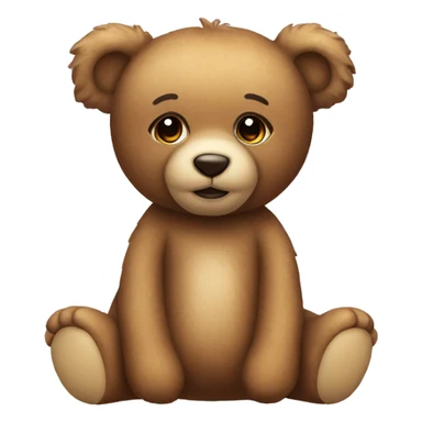 Coquette teddy bear sticker