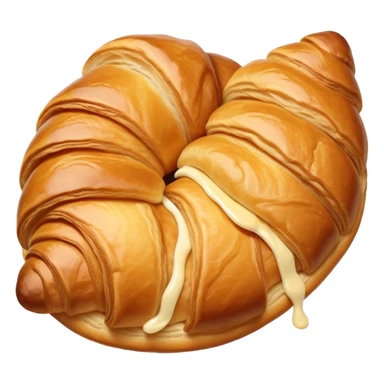 croissant eating croissant sticker