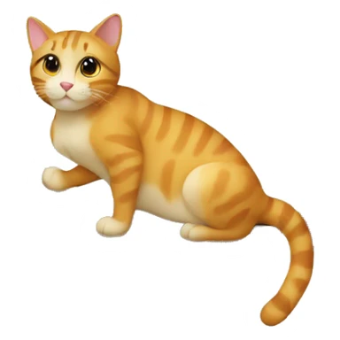 a cat sitting on a tree branch sticker