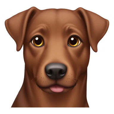 brown kelpie cross labrador sticker