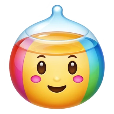 Liquide candy sticker