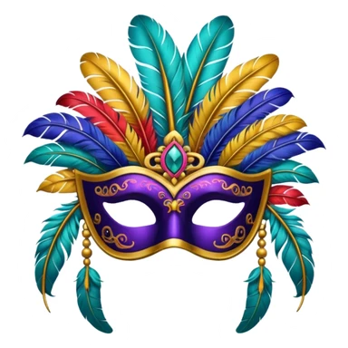 Festival themed Mask sticker
