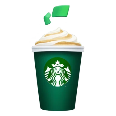 Starbucks coffe cup sticker