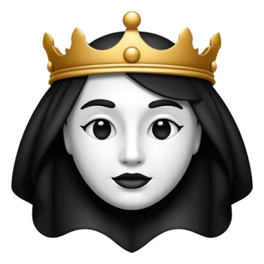 Create this emoji : 🎭 but in White and black  sticker