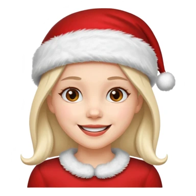 Christmas girly sticker