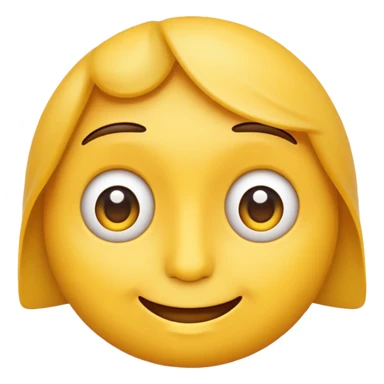 smug face emoji with eyes looking sideways sticker