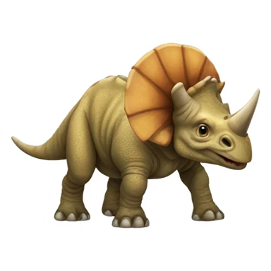 a triceratops sticker