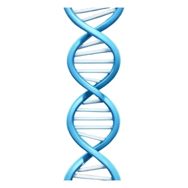 3D render of DNA Helix, forensic investigation aesthetic, sterile clinical lighting, cool blue undertones, sharp high-contrast details, professional clean look. sticker