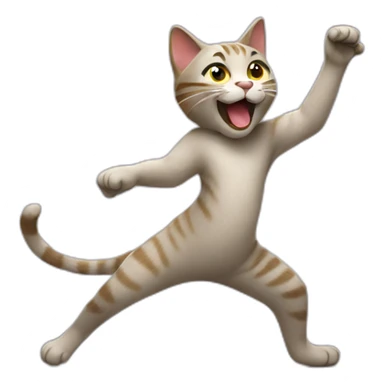 dancing-cat sticker