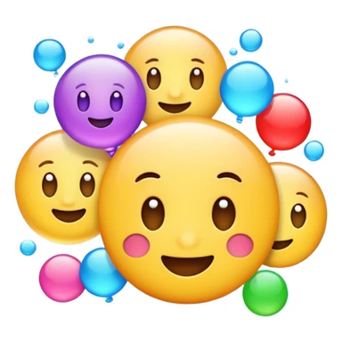 It should say NFAR. It's a term we use at work when advising that a ticket should now be closed and "No Further Action is Required." I want it to look as unprofessional and fun as possible but still with the 4 letters being very readable as an emoji sticker