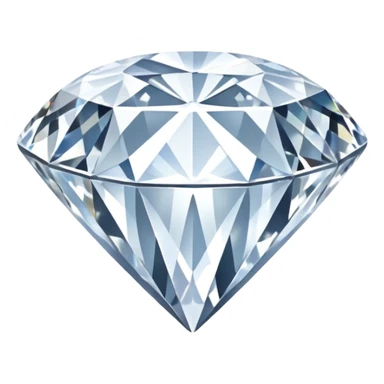 Color pure White diamond sticker