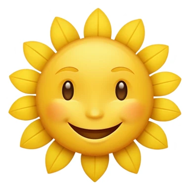 Lachende Sonne sticker