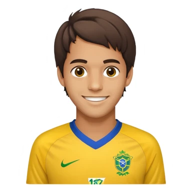 Kaka in Brazil football shirt sticker