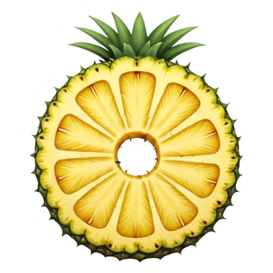 pineapple slice sticker
