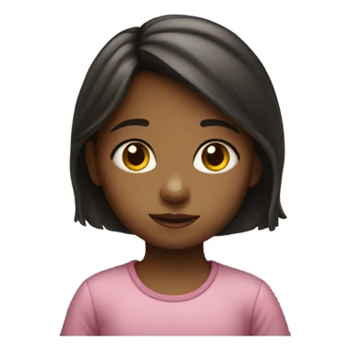 Little girl on iPad  sticker