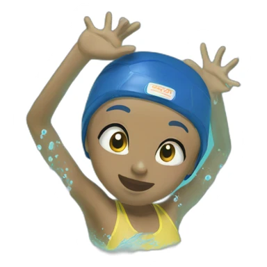 swim practice sticker