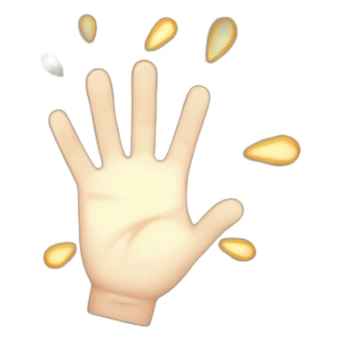 a hand holdong a Bengal light sticker