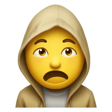 Yellow emoji sobbing sticker