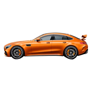 Mercedes amg gt 63 orange colour sticker