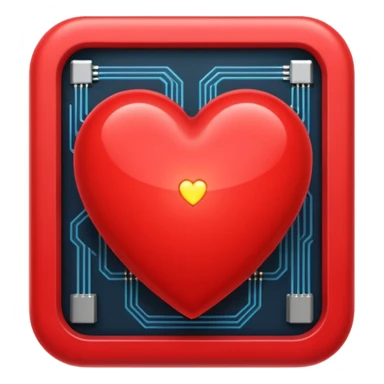 internet security heart sticker
