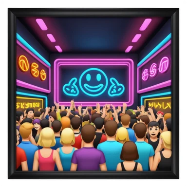 night club loca sticker