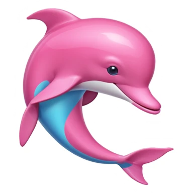 delfin rosado sticker