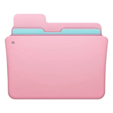 pastel pink folder for app icon aesthetic sticker