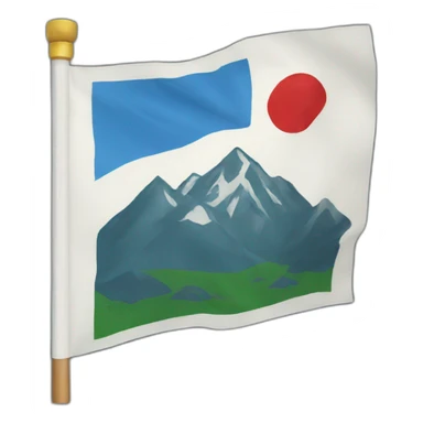 summit flag sticker