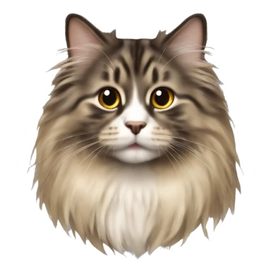 American long haired bobtail sticker