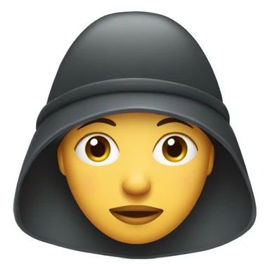 cold wet face woman in hat sticker