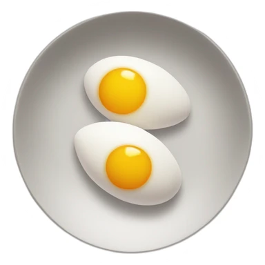 two broken eggs sticker