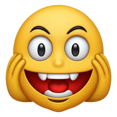 huge giant scary emoji sticker