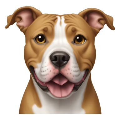 American Staffordshire Terrier drooling sticker