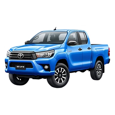 Toyota Hilux - Toyota (Model Year: 2021) (Iconic colour: Blue) sticker
