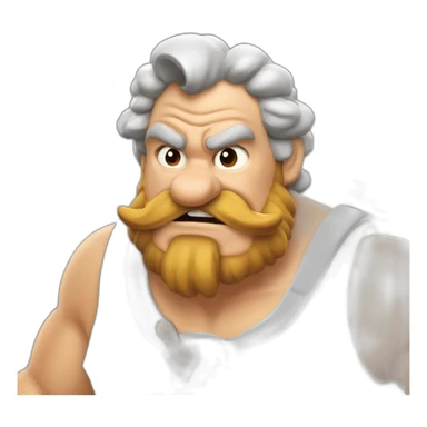 Astérix qui mange un sanglier  sticker