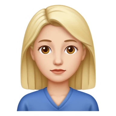 chronic diseases woman iOS emoji style sticker