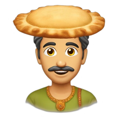 gol gappa indian dish sticker