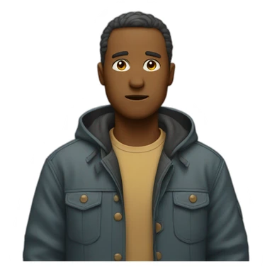 Personne qui boude en étant triste sticker