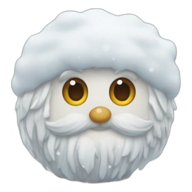 bélier sous la neige sticker