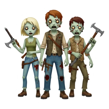 Call of duty Zombies con armas  sticker